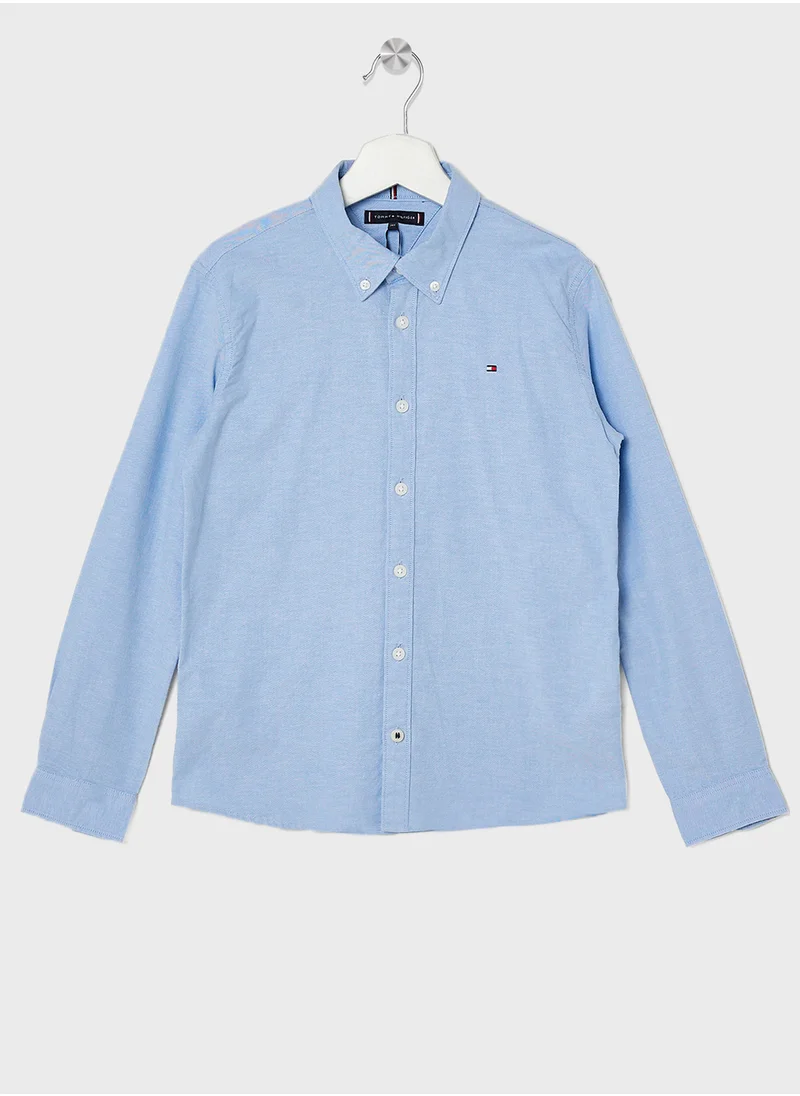 تومي هيلفيغر Youth Button Down Shirt