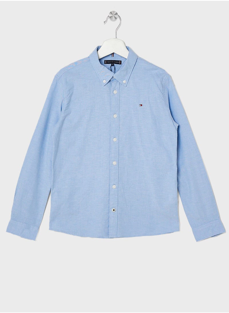 TOMMY HILFIGER Youth Button Down Shirt  - Image 1