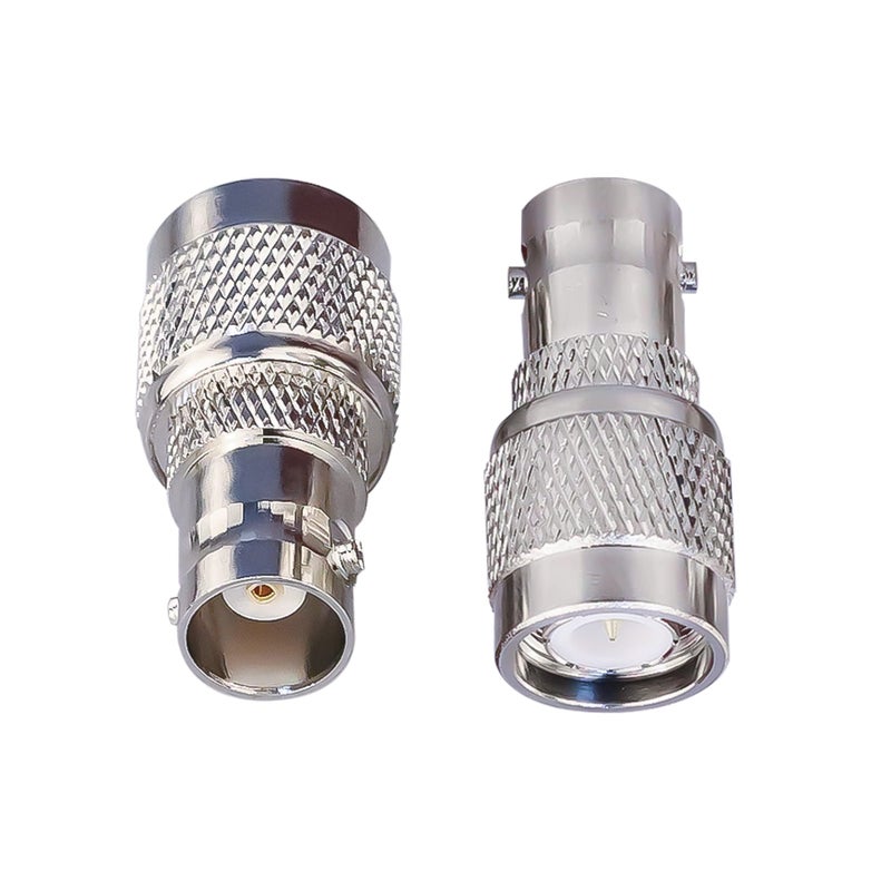 TUOLNK BNC to TNC Coax Adapter TNC Male to BNC Female RF Coaxial Connector for WiFi Antenna Extension Cable 2pcs - Image 1