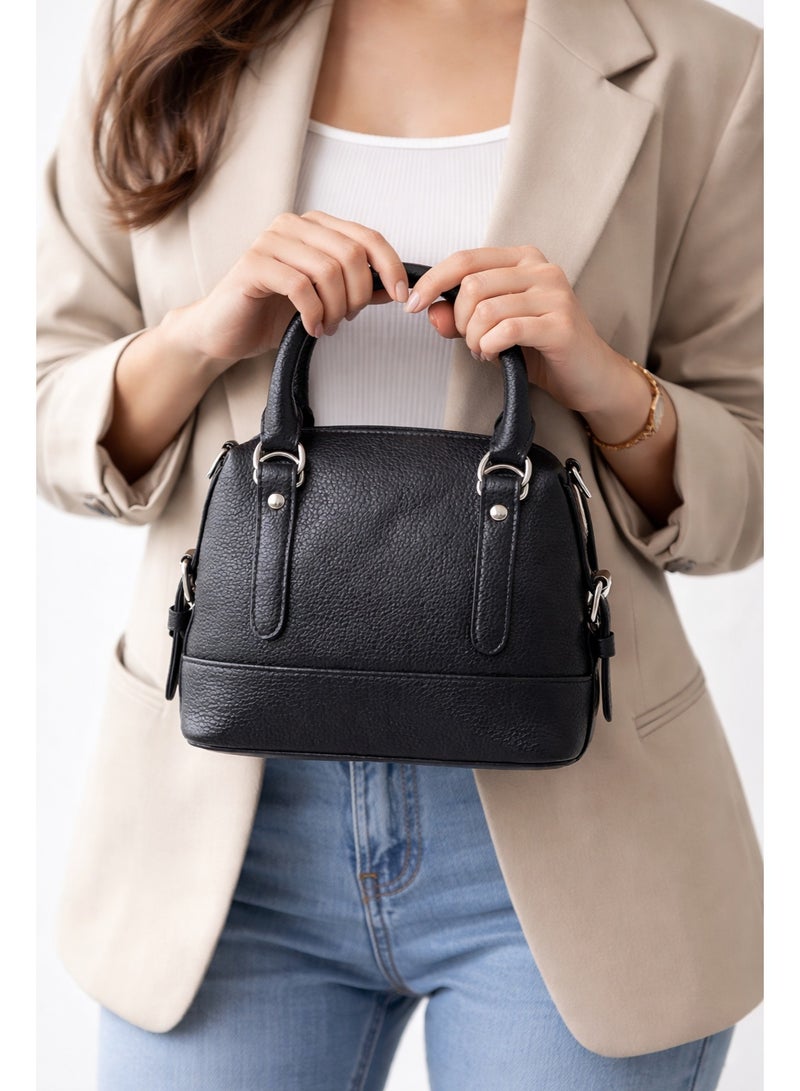 لايف ستيلاش  حقيبة كروس جلدية مميزة ZC-4 - أسود - Image 1