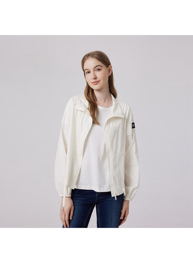 Hush Puppies Early Autumn Fashion Outdoor Casual Geometric Print Upf50+ Sun Protection Women's Jacket - Image 5