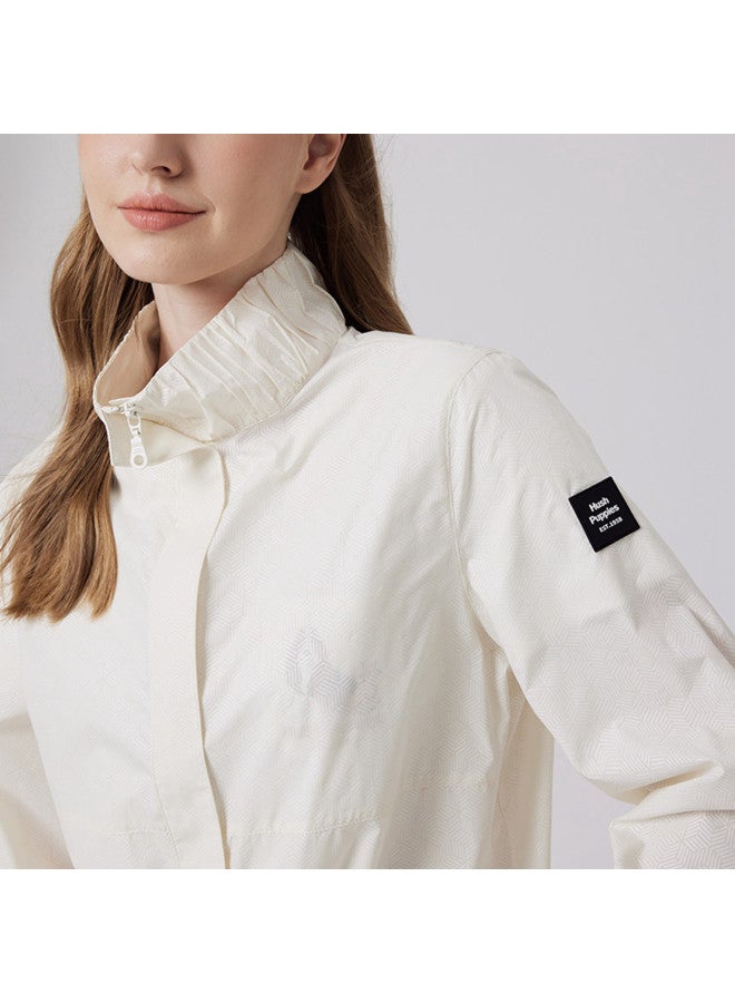 Hush Puppies Early Autumn Fashion Outdoor Casual Geometric Print Upf50+ Sun Protection Women's Jacket - Image 3