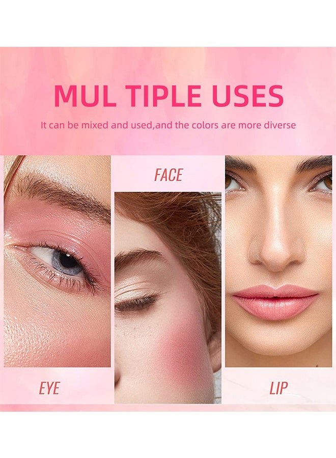 Julystar Dewy Cheek & Lip Multi Balm Blush - Creamy Multi-Stick Blusher & Lip Balm,  Blush Stick for Cheeks and Lips #01 Peach - Image 3