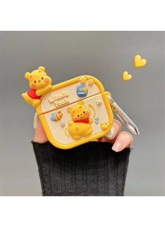Generic AirPods 4Th Generation Cartoon Silicone Soft Protective Cover Suitable For Apple Wireless Bluetooth Headphone Case Hot Sale In Foreign Trade-Color:Model B43 (with Hook)-Applicable Models:Airpods 4 (2024 Version)  - Image 1