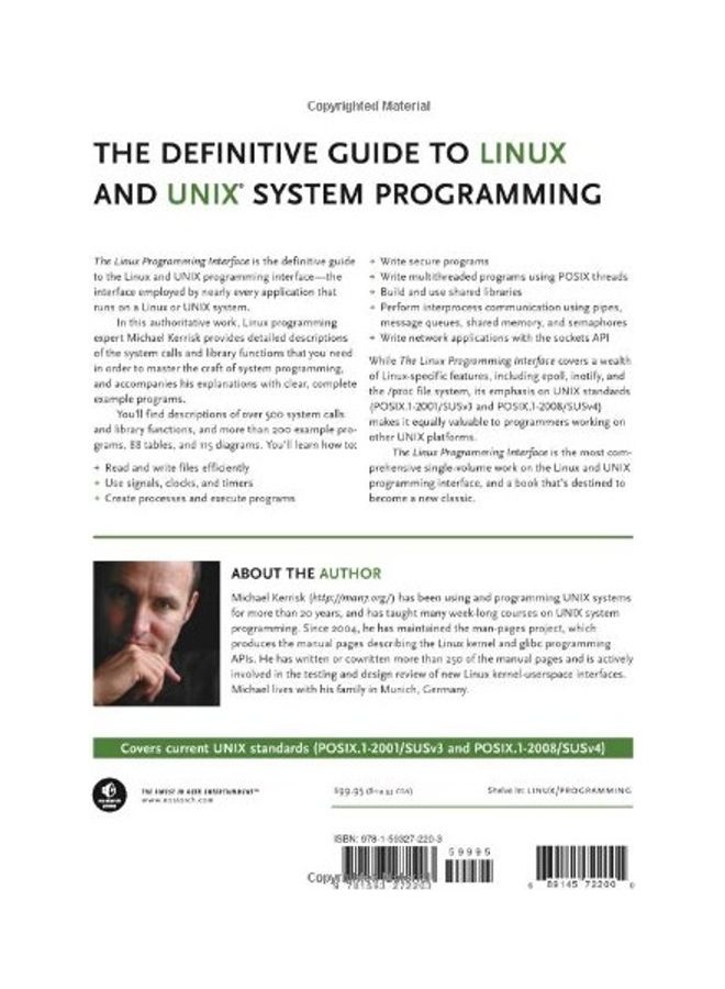 The Linux Programming Interface: A Linux and UNIX System Programming Handbook
