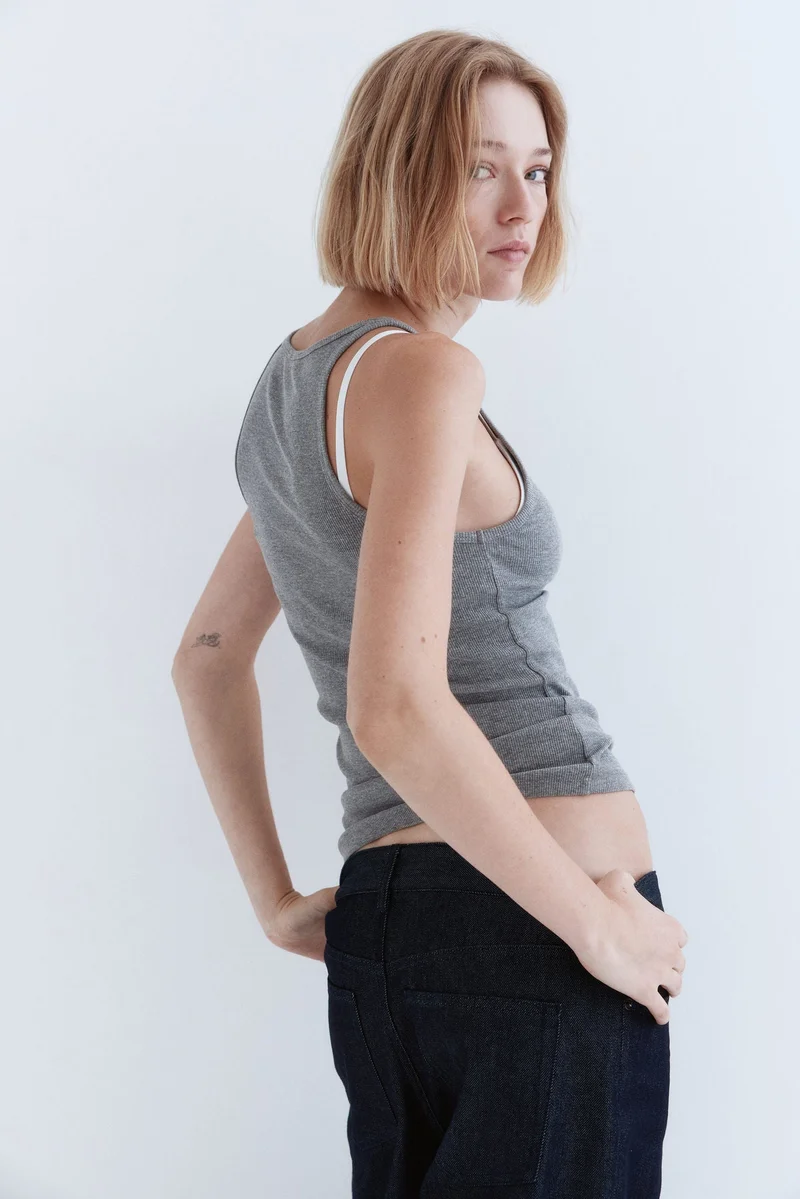 H&M Rib-knit vest top