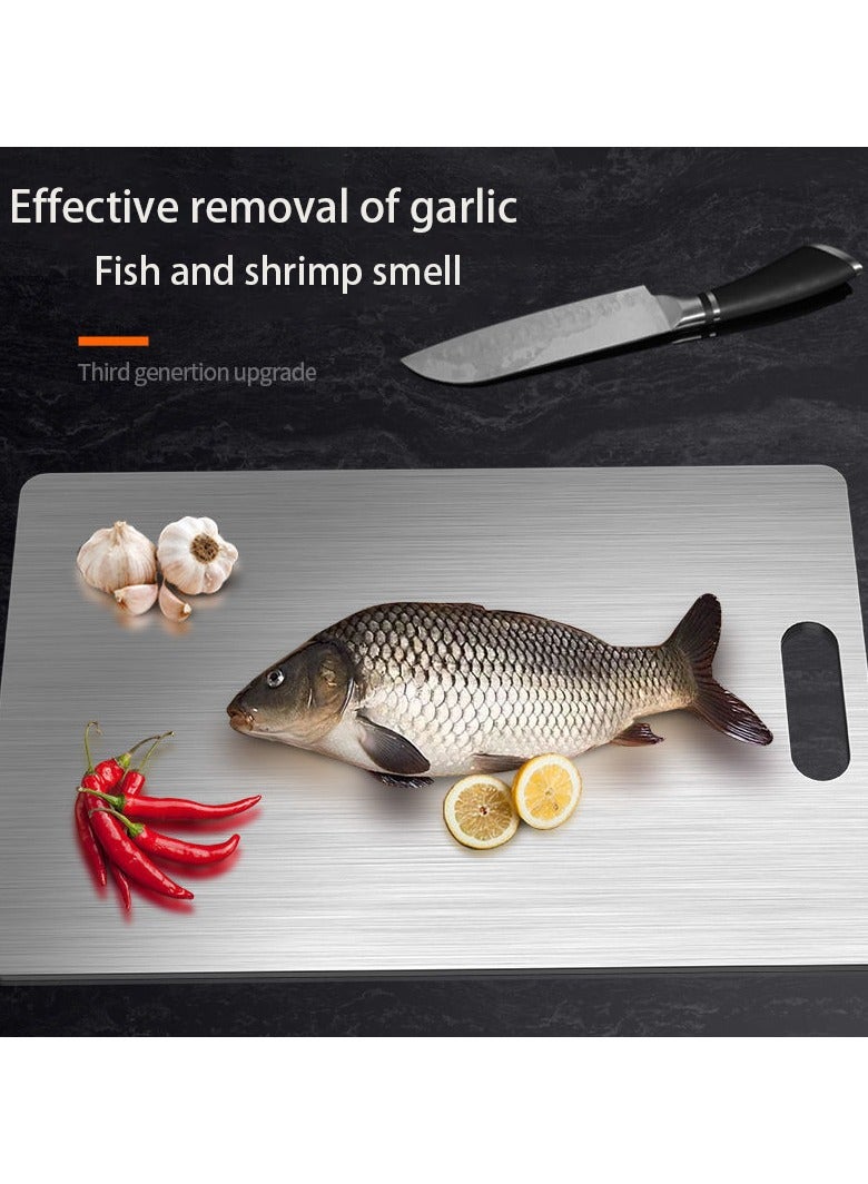 316 Stainless Steel Cutting Board for Kitchen34*23  - Image 2