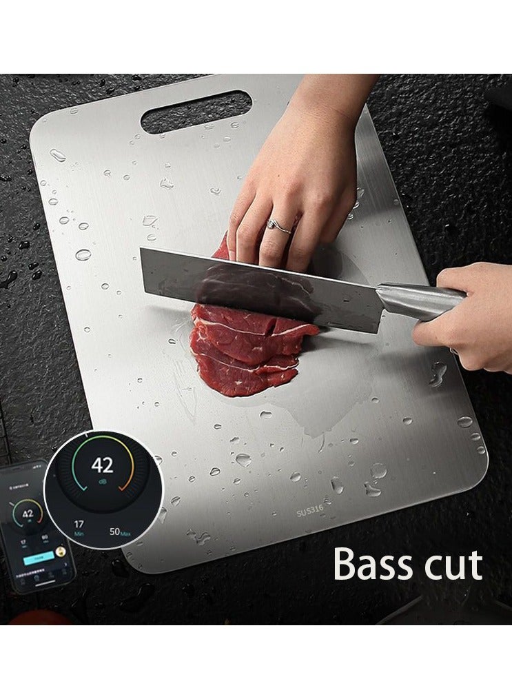 316 Stainless Steel Cutting Board for Kitchen34*23  - Image 3