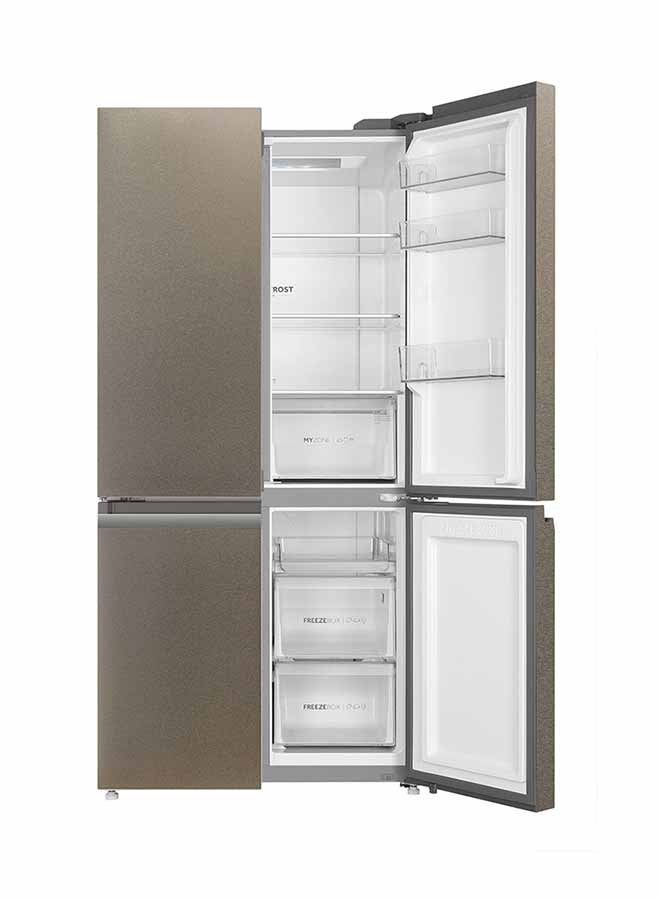 Haier 4-Door Refrigerator 14.9Cu.ft, Freezer 5.7Cu.ft, Twin Inverter Compressor HRF-700TS Platinum Inox - Image 3