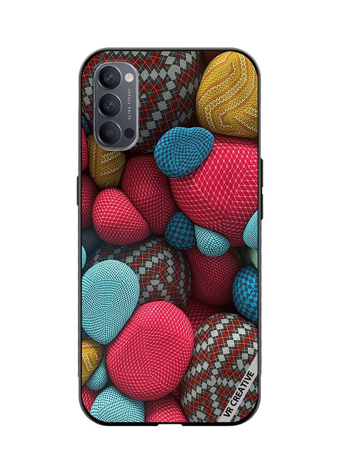 VR CREATIVE Protective Case Cover For Oppo Reno4 Pro 5G Design Multicolour - Image 1