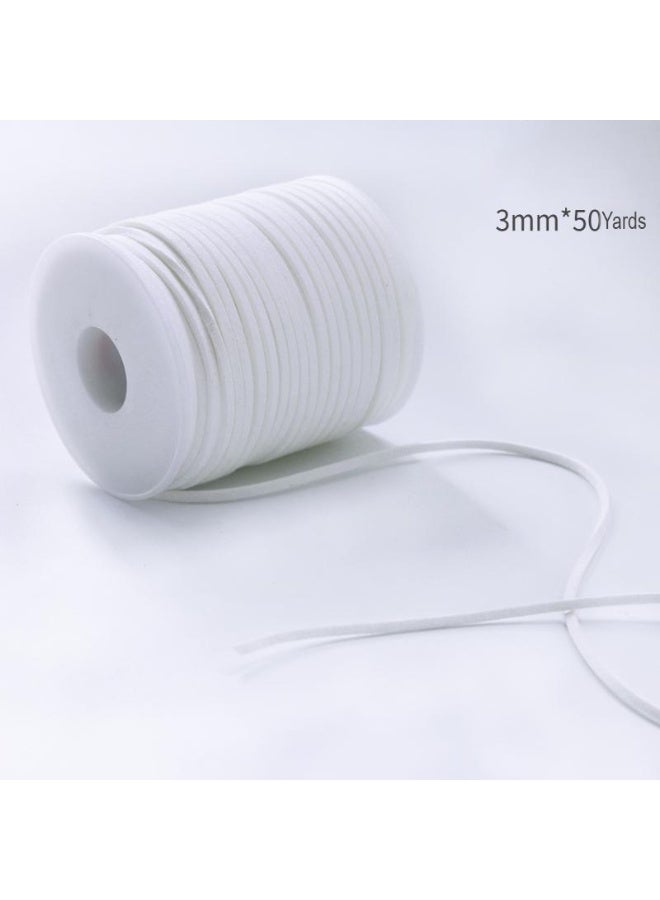 كارتوجيفز حبل تغليف باقات الزهور – خيط جلدي بسمك 3 مم وطول 50 ياردة للزينة والربط - Image 4