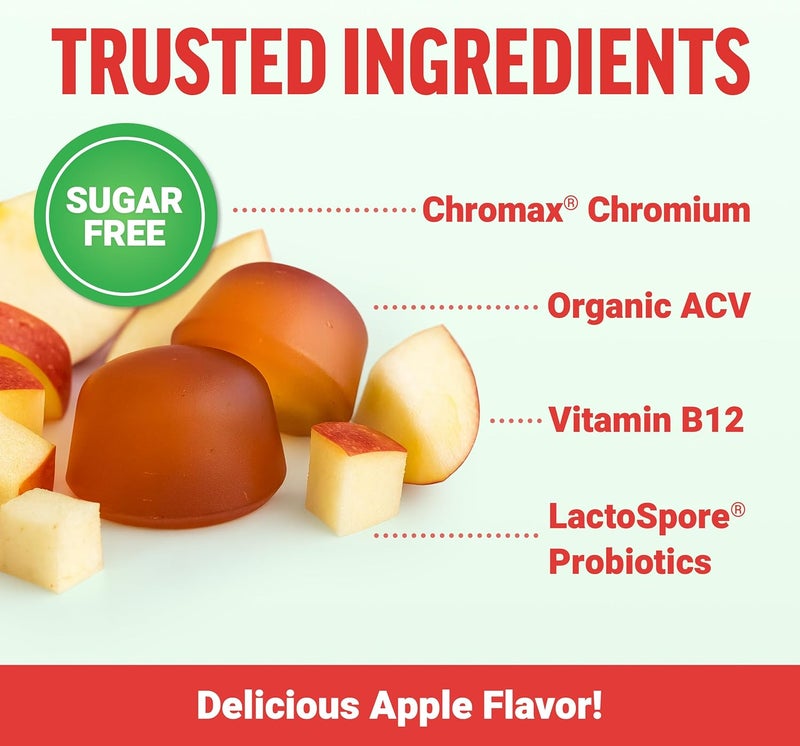 Force Factor ProbioSlim Keto ACV Gummies Organic Apple Cider Vinegar Gummies with LactoSpore Probiotics  Prebiotics to Support Digestion Metabolism  Immune Health 1 Net Carb Apple Flavor 120ct - Image 3