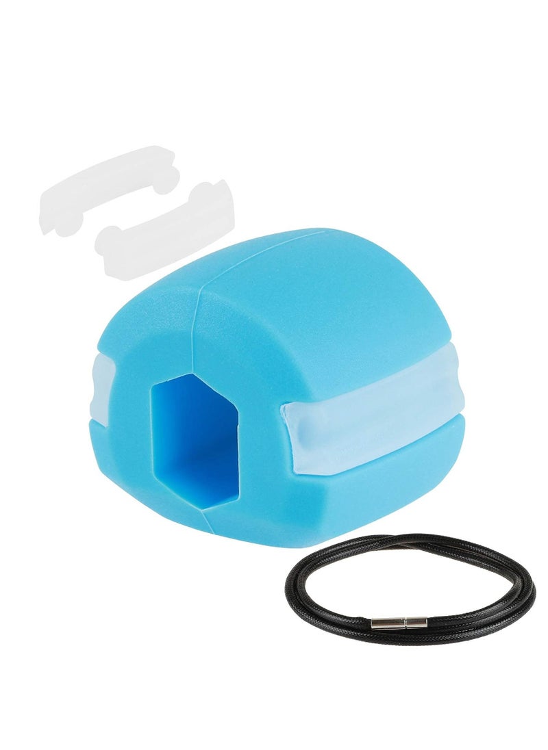 SYOSI Jaw Exerciser Chin Workout Ball Exercise Trainer Mouth Strap Chisel Shaper for Men Women Neck Cheek Double Chin Shape Younger Face Tone Slim Stress Facial Excerciser  - Image 1