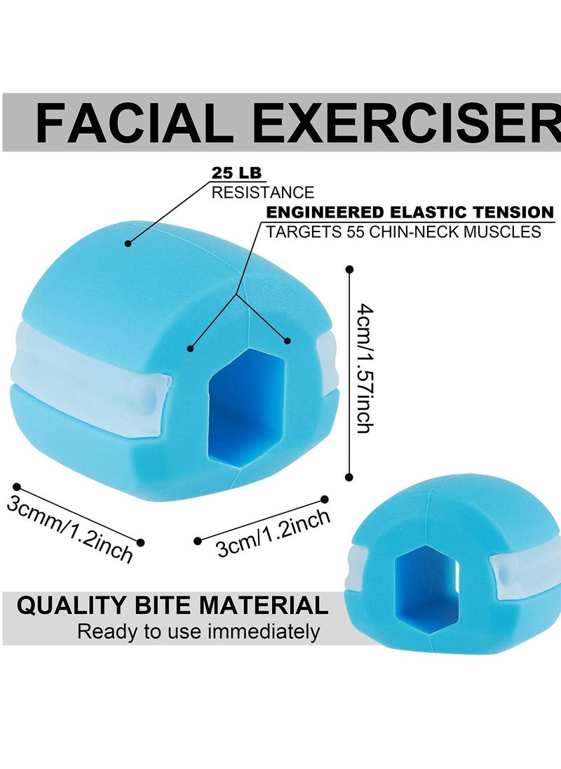 SYOSI Jaw Exerciser Chin Workout Ball Exercise Trainer Mouth Strap Chisel Shaper for Men Women Neck Cheek Double Chin Shape Younger Face Tone Slim Stress Facial Excerciser  - Image 5