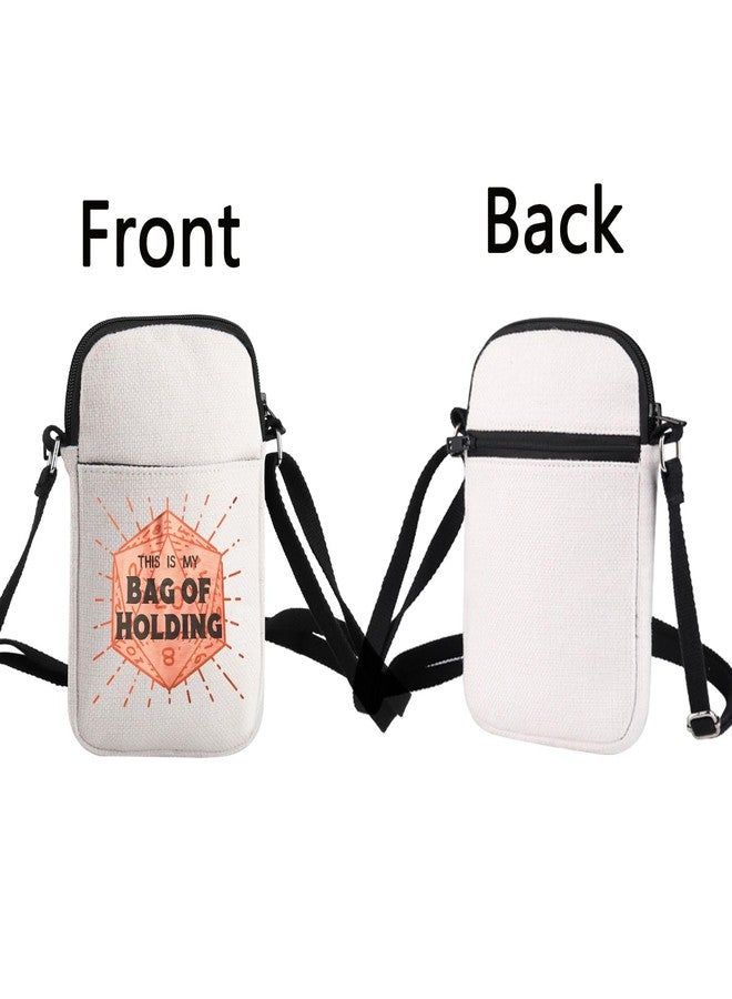 BLUPARK Bag Of Holding Crossbody Bag DND Dice Canvas Crossbody Bag DM GiftDnD Bag of Holding Inspired Gift Tabletop Game RPG Gift (CB, Bag Holding Mini) - Image 3