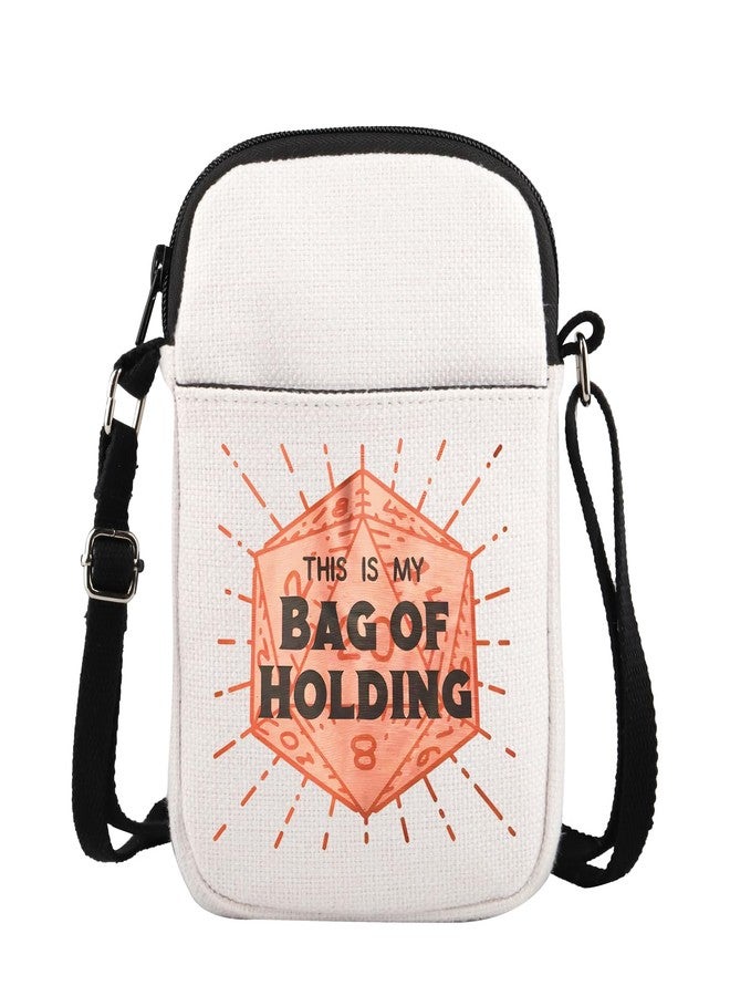 BLUPARK Bag Of Holding Crossbody Bag DND Dice Canvas Crossbody Bag DM GiftDnD Bag of Holding Inspired Gift Tabletop Game RPG Gift (CB, Bag Holding Mini) - Image 1