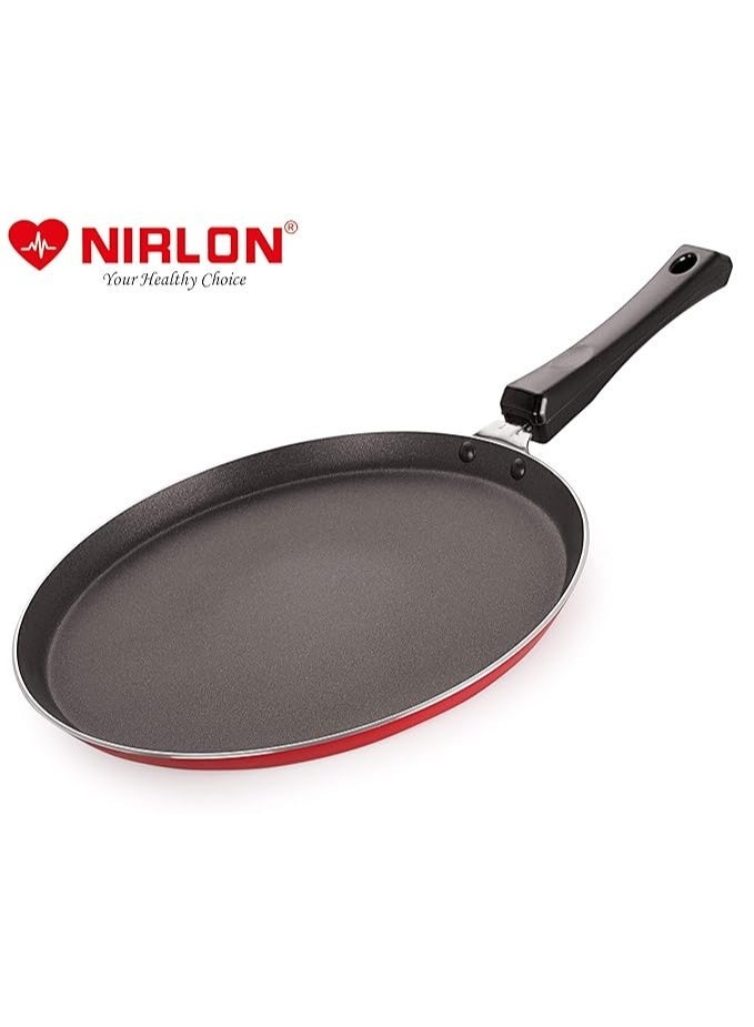 Nirlon Nonstick Dosa Tawa/Griddle, Roti-Chapati Tawa 29.5cm, 5mm Thickness Nonstick Cookware Gas Stove Compatible - Image 2