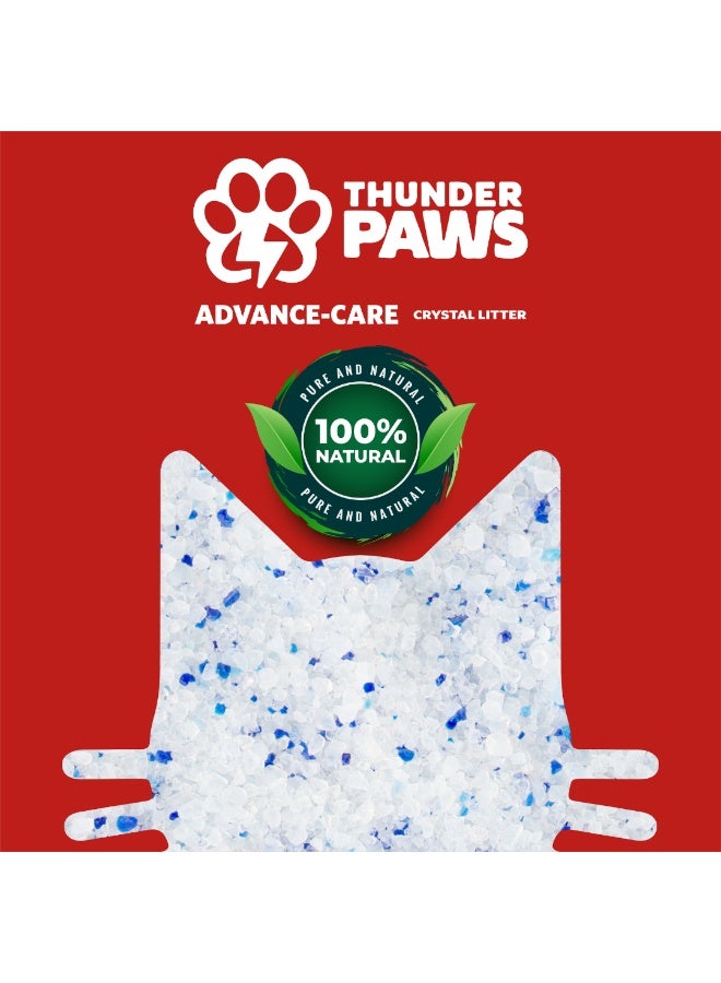 Thunder Paws Advance Care Unscented Crystal Cat Litter 10L - Image 3