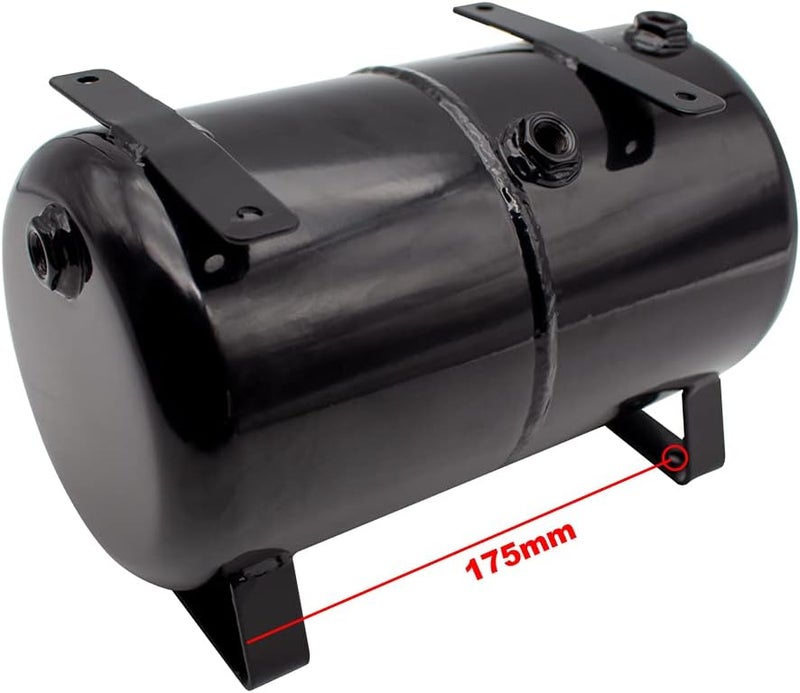 Bahels 3.5L Air Storage Tank, 4 Holes Air Tank AS18B AS186 Model Air Pump Compressor Spraying Air Compressor Tank (Set G) (Size : Tank Only) - Image 3