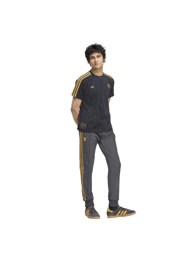 Adidas Mufc Icon Tp Black Football Pants For Men XS  - Image 4