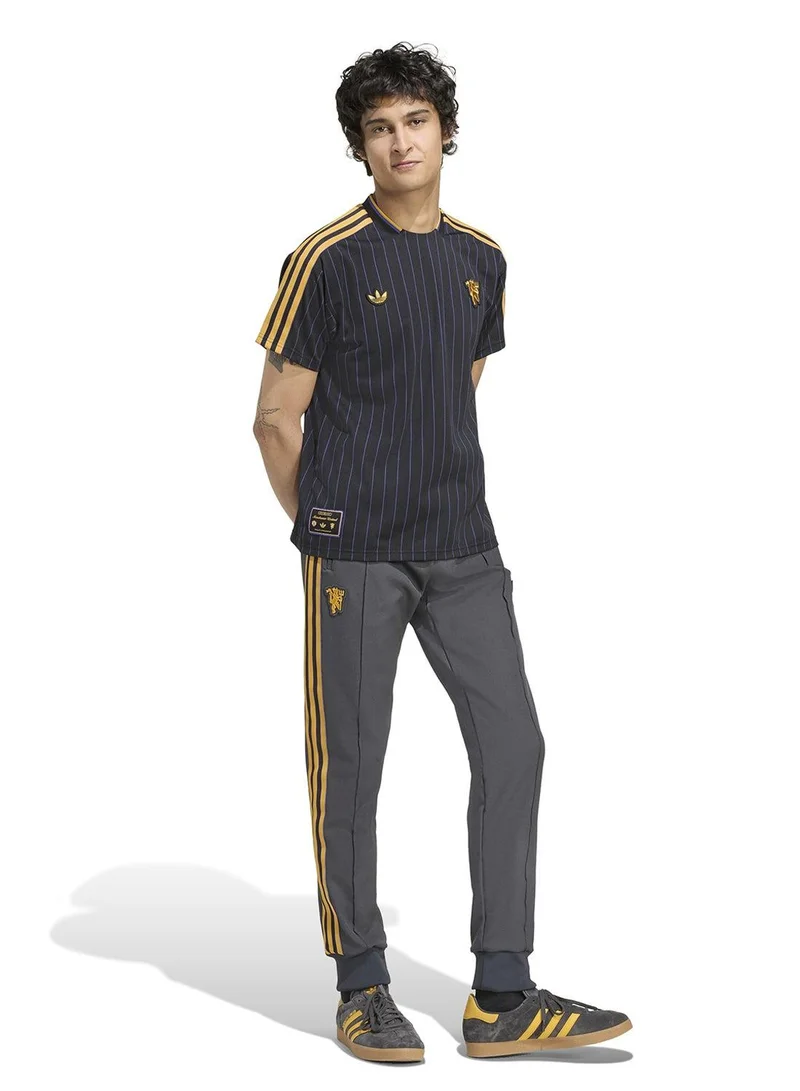 Adidas grey Manchester United Icon Track Pants for Men | Best Price UAE