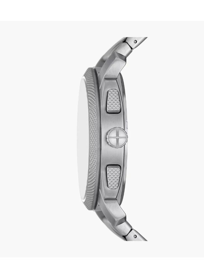 FOSSIL Men Stainless Steel Chronograph Wrist Watch FS6096 - Image 4
