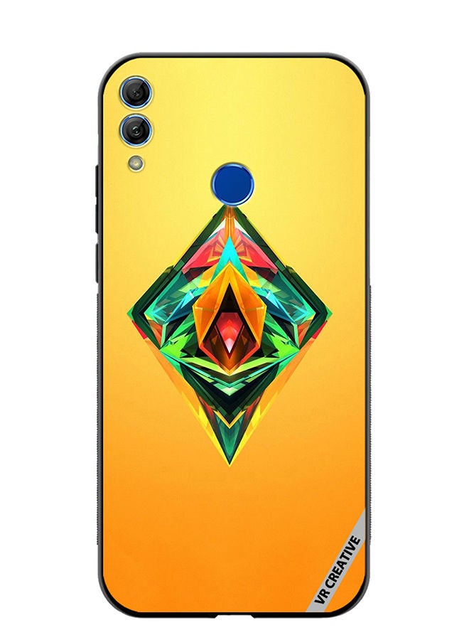 Protective Case Cover For Honor 10 Lite Ethereum Design Multicolour