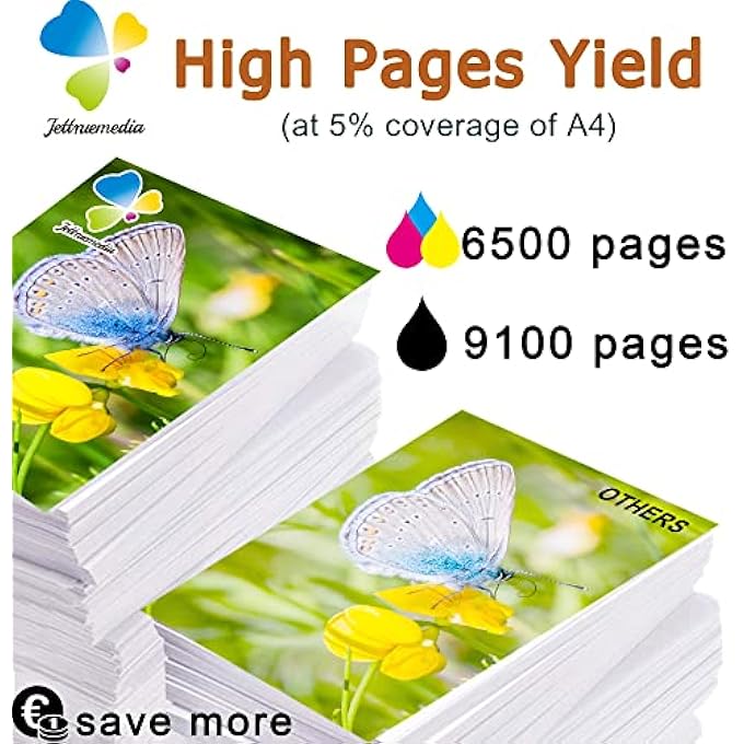 970XL/971XL PRINTER CARTRIDGE COMPATIBLE WITH HP 970XL 971XL PRINTER CARTRIDGES REPLACEMENT FOR HP OFFICEJET PRO X476DW X451DW X551DW X576DW CARTRIDGES (1 BLACK, 1 CYAN, 1 MAGENTA, 1 YELLOW) - Image 3