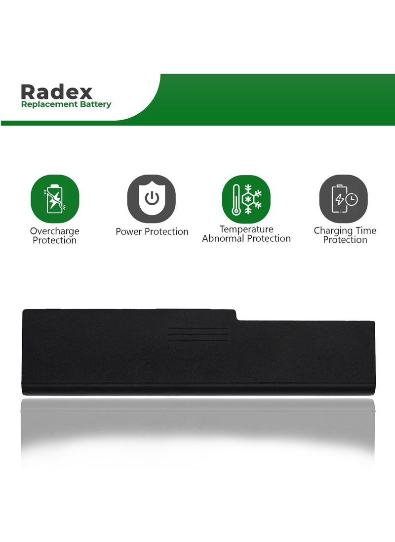 RADEX - PA3817U-1BRS High Grade Compatible Laptop Battery for Toshiba Satellite C655 C675 C675D L645 L645D L655 L655D L675 L675D L700 L745 L755 L755D P745 P755 P775 M640 M645 A660 A655 PA3817 PABAS228 - Image 1