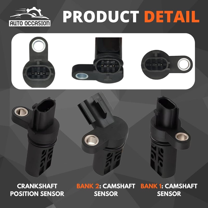 AUTO Occasion Crankshaft and Camshaft Position Sensor Set - Image 4