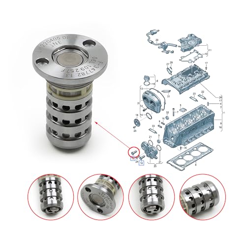 Sprwinautummer Engine camshaft control valve M21/Variable Valve Timing (VVT) Oil Control Valve 06L109257F Replacement For VW Beetle Golf Variant 4Motion Passat Polo Scirocco Touran Tiguan Audi Skoda Seat 1.8 2.0TFSI - Image 5