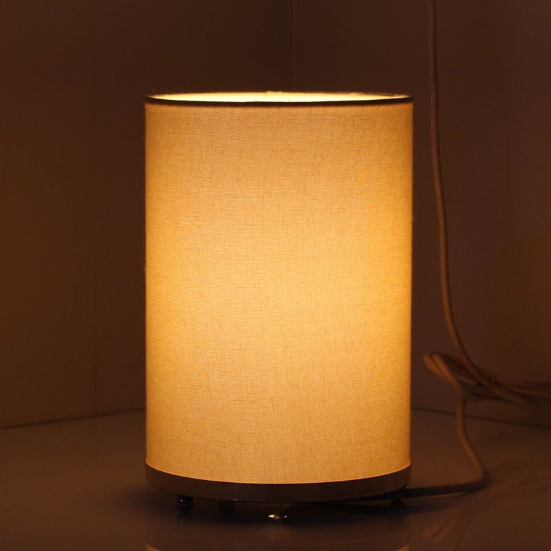 Craftter Acrylic Round Bedside Table Light Night LED Lamp For Home, Bedroom, Kids Room, Bedside, 9X6 Inch, Light Golden Desk Lamp, Pack Of 1 - Image 5