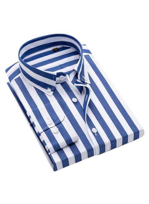 Leisure Striped Long Sleeved Shirt