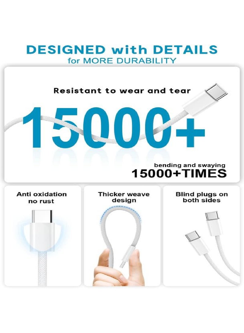 Adando iPhone 14 13 12 11 Charger Fast Charge,20W Apple Fold USB-C Power Adapter Plug and Lightening Cable for i Phone 14 Plus 14 Pro Max 12 Pro XS XR 8,iPad 7th 8th 9th 2021,1M PD Charging lead with Head - Image 3