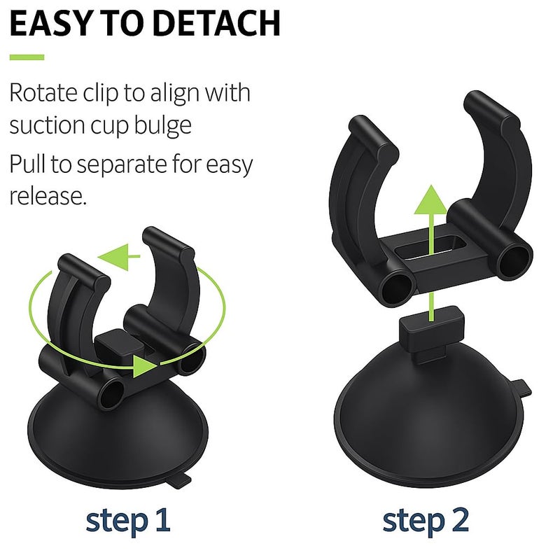 VAYINATO ® Aquarium Heater & Light Suction Cups – Strong Plastic Sucker Clamps for Fish Tank Equipment (Pack of 2) by Petzlifeworld - Image 3