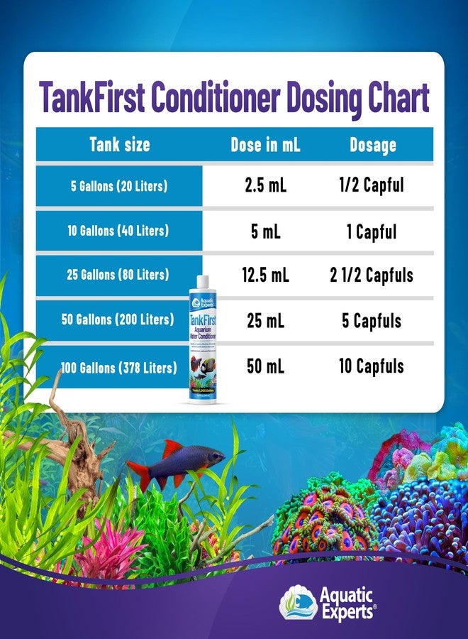 Aquatic Experts TankFirst Complete Aquarium Water Conditioner - Fish Water Conditioner, Instantly Removes Chlorine, Chloramines, and detoxifies Ammonia from Fish Tank (TankFirst Regular, 250 ml) - Image 4