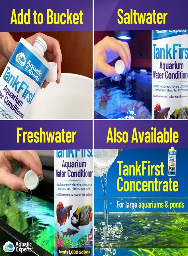 Aquatic Experts TankFirst Complete Aquarium Water Conditioner - Fish Water Conditioner, Instantly Removes Chlorine, Chloramines, and detoxifies Ammonia from Fish Tank (TankFirst Regular, 250 ml) - Image 5