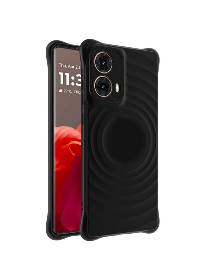 The Bros حافظة لهاتف موتورولا موتو G85 5G / S50 نيو 5G سلسلة IMAK UC-6 مانبو فروسيتينغ ناعمة