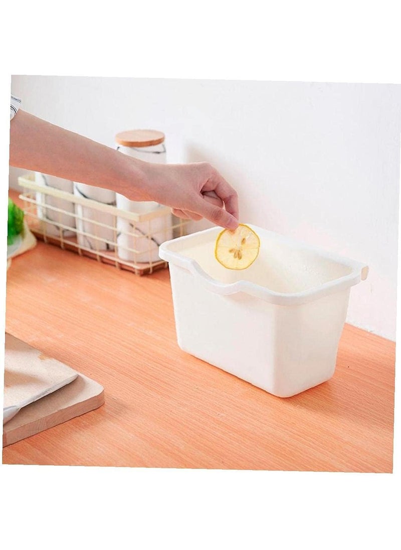 BluBasket BluBasket Plastic 2 Liter Kitchen OpenTop Compost Bin For Counter Top Under Sink Garbage Can Hanging Trash Can For Kitchen Cabinet DoorMountable Multicolor  - Image 1