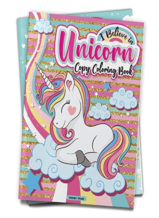 I Believe In Unicorn Copy Coloring Book Fun Activity Books For Children by Wonder House Books Paperback 