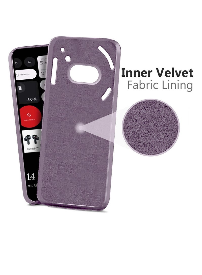 دبليو تيك Nothing Phone (2a) 5G 2024 / Nothing Phone (2a) Plus غطاء جراب سيليكون سائل - لافندر - Image 3