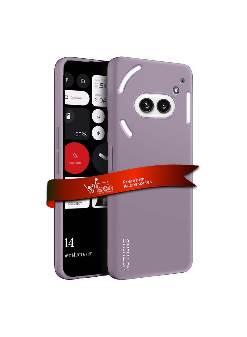 دبليو تيك Nothing Phone (2a) 5G 2024 / Nothing Phone (2a) Plus غطاء جراب سيليكون سائل - لافندر - Image 1