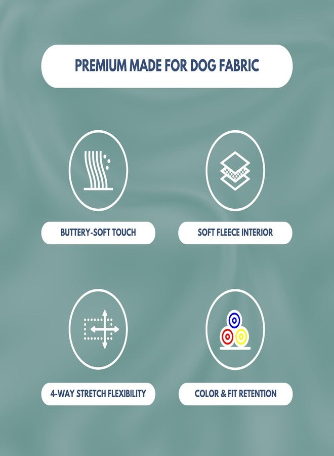 Spark Paws Dog Hoodie – Premium Dog Sweater for Small, Medium, and Large Dogs | Warm Outfits for French Bulldogs, Pitbull, Puppy, Winter Jacket Alternative - Teal - M - Image 4