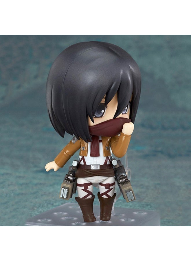 عام هجوم على تيتان ميكاسا أكرمان المنقولة استبدال الوجه دمية نموذج الديكور سطح المكتب الديكور لعبة هدية للعائلة والأصدقاء - Image 2