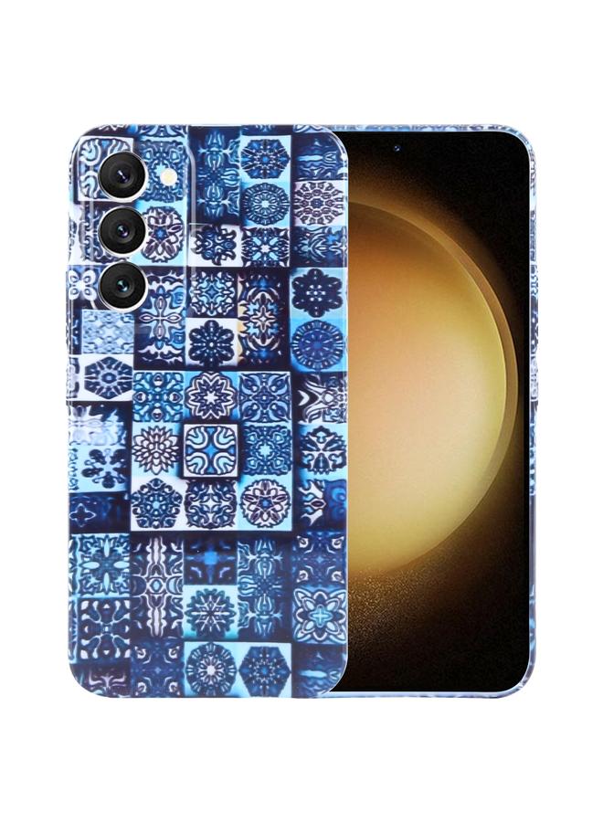 اس-توب جراب لهاتف Samsung Galaxy S23+ 5G بنمط مرسوم وثقب دقيق من مادة PC - Image 1