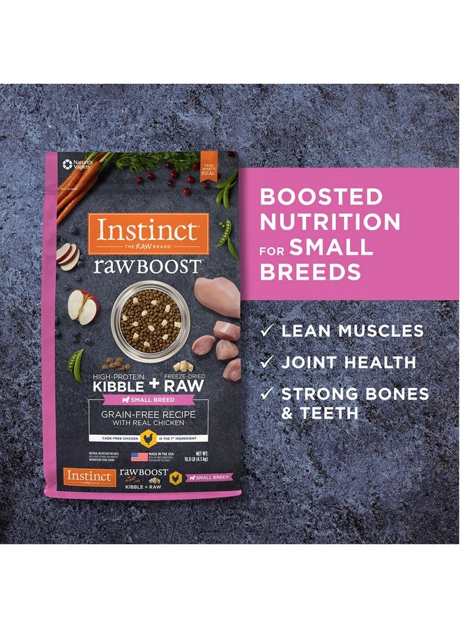 غريزة طعام كلاب طبيعي جاف من Instinct Raw Boost للسلالات الصغيرة، مع قطع مجففة بالتجميد، وصفة خالية من الحبوب - دجاج حقيقي، كيس 10 أرطال - Image 5