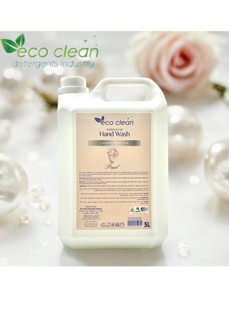 Eco Clean Pearl Hand Wash 5 Liters - Gentle, Moisturizing, Long-Lasting Fragrance - Image 2
