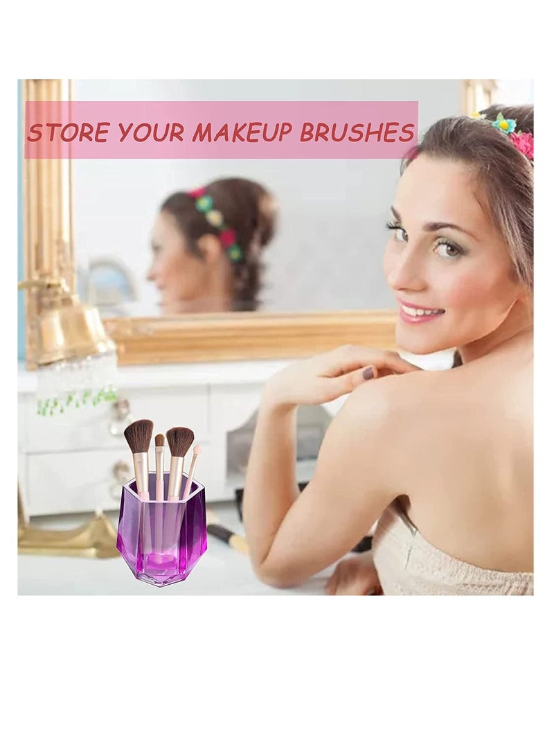 Excefore DIY Cup Resin Silicone Mold,Epoxy Mold,Craft Makeup Brush Holder Organizer Cosmetics Brushes Pen Storage Mold Mould Bottle Casting - Image 2