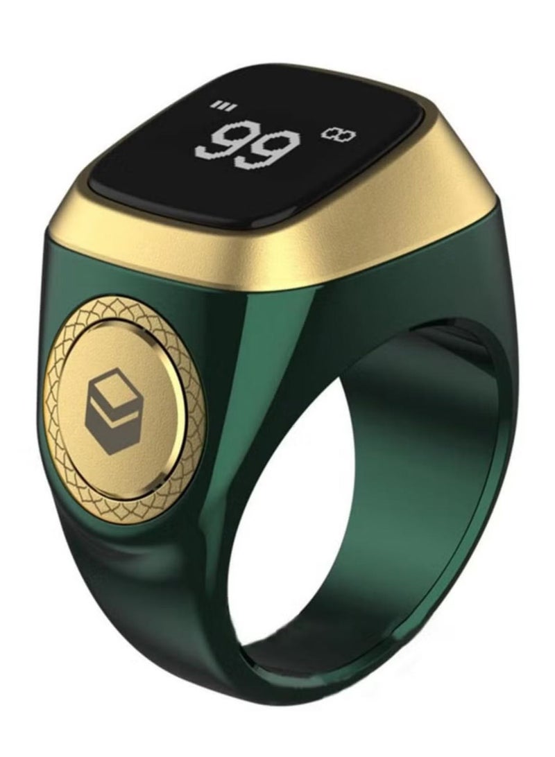 iQIBLA Zikr 1 Lite Smart Ring for Muslims Tally Tasbeeh Counter with Vibration Reminder 20mm - Image 1