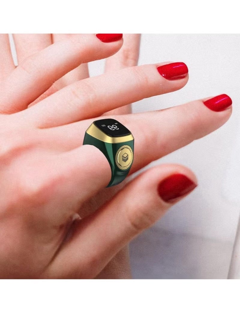 iQIBLA Zikr 1 Lite Smart Ring for Muslims Tally Tasbeeh Counter with Vibration Reminder 20mm - Image 2